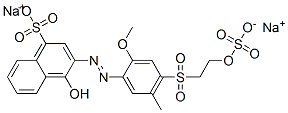 CAS#: 84000-71-5, Disodium 4-Hydroxy-3-[[2-Methoxy-5-Methyl-4-[[2-(Sulphonatooxy)Ethyl]Sulphonyl]Phenyl]Azo]Naphthalenesulphonate