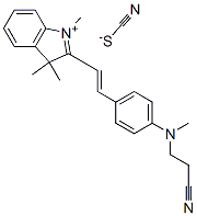 CAS#: 84000-77-1, 2-[2-[4-[(2-Cyanoethyl)Methylamino]Phenyl]Vinyl]-1,3,3-Trimethyl-3H-Indolium Thiocyanate