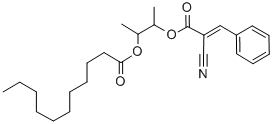 CAS#: 84006-52-0, 2-((2-Cyano-3-Phenyl-1-Oxo-2-Propenyl)Oxy)-1-Methylpropyl Undecanoate