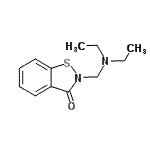 CAS 登录号：84012-58-8， 2-[(二乙基氨基)甲基]-1,2-苯并噻唑-3(2H)-酮