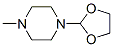 CAS#: 84033-69-2, 1-(1,3-Dioxolan-2-Yl)-4-Methyl-Piperazine