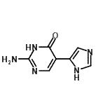 CAS 登录号：840529-35-3， 2-氨基-5-(1H-咪唑-4-基)-4(1H)-嘧啶酮