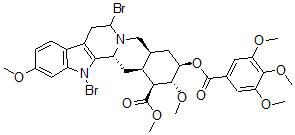 CAS 登录号：84057-90-9， 二溴利血平
