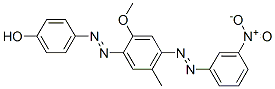 CAS#: 84100-06-1, 4-[[2-Methoxy-5-Methyl-4-[(3-Nitrophenyl)Azo]Phenyl]Azo]Phenol