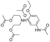 CAS 登录号：84100-33-4， (5-乙酰氨基-2-乙氧基苯基)二(2-乙酰氧基乙基)铵乙酸盐