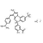 CAS#: 84100-44-7, Ammonium hydrogen 5-[(2-{4-[4-(dimethylamino)benzylidene]-3-methyl-5-oxo-4,5-dihydro-1H-pyrazol-1-yl}-4-sulfonatophenyl)sulfonyl]-2-hydroxybenzoate (1:1:1)