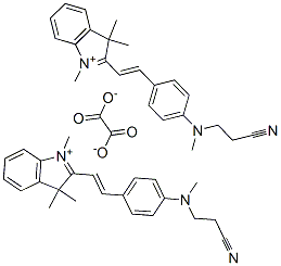 CAS#: 84100-86-7, 2-[2-[4-[(2-Cyanoethyl)Methylamino]Phenyl]Vinyl]-1,3,3-Trimethyl-3H-Indolium Oxalate