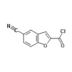 CAS#: 84102-83-0, 5-Cyano-1-benzofuran-2-carbonyl chloride