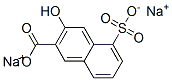 CAS 登录号：84145-65-3， 3-羟基-5-磺基-2-萘羧酸钠盐(1:2)