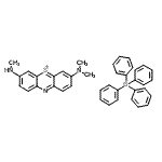 CAS#: 84145-81-3, 3-(Dimethylamino)-7-(methylamino)phenothiazin-5-ium tetraphenylborate(1-)