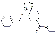 CAS#: 84176-72-7, Ethyl 4,4-Dimethoxy-3-(Phenylmethoxy)Piperidine-1-Carboxylate