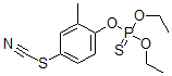 CAS 登录号:84197-37-5, 二乙氧基-(2-甲基-4-硫氰酸基-苯氧基)-巯基-膦烷
