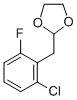 CAS#: 842124-01-0, 1-Chloro-3-Fluoro-2-(1,3-Dioxolan-2-Ylmethyl)Benzene