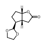 CAS#: 842126-02-7, (3aR,4S,6aS)-4-(1,3-Dioxolan-2-yl)hexahydro-2H-cyclopenta[b]furan-2-one