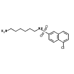 CAS#: 84215-10-1, N-(6-Aminohexyl)-5-chloro-2-naphthalenesulfonamide