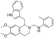 CAS#: 84218-41-7, 1,2,3,4-Tetrahydro-6,7-Dimethoxy-1-[(1H-Indol-3-Yl)Methyl]-2-[(O-Toluidino)Methyl]Isoquinoline