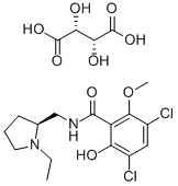 CAS 登录号：84225-95-6， S(-)-雷氯必利 L-酒石酸盐