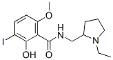 CAS#: 84226-06-2, N-[(1-Ethyl-2-Pyrrolidinyl)Methyl]-2-Hydroxy-3-Iodo-6-Methoxy-Benzamide