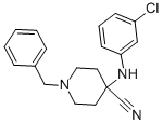 CAS#: 84254-99-9, 1-Benzyl-4-[(3-Chlorophenyl)Amino]Piperidine-4-Carbonitrile