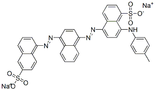 CAS#: 84255-10-7, Disodium 8-[(4-Methylphenyl)Amino]-5-[[4-[(6-Sulphonato-1-Naphthyl)Azo]-1-Naphthyl]Azo]Naphthalene-1-Sulphonate