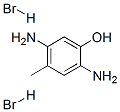 CAS 登录号：84282-47-3， 2,5-二氨基-4-甲基苯酚二氢溴酸盐