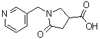 CAS#: 842958-29-6, 5-Oxo-1-(3-pyridinylmethyl)-3-pyrrolidinecarboxylic acid