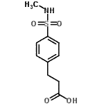 CAS#: 842975-38-6, 3-[4-(Methylsulfamoyl)phenyl]propanoic acid