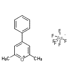 CAS 登录号：84304-15-4， 2,6-二甲基-4-苯基吡喃鎓六氟砷酸盐(1-)