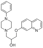 CAS#: 84344-75-2, 4-Phenyl-alpha-((7-Quinolinyloxy)Methyl)-1-Piperazineethanol