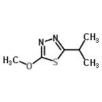 CAS#: 84353-03-7, 2-Isopropyl-5-methoxy-1,3,4-thiadiazole
