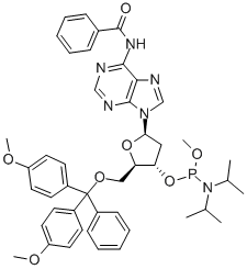 CAS#: 84416-82-0, 5'-O-(4,4'-Dimethoxytrityl)-N6-Benzoyl-2'-Deoxyadenosine-3'-(Methyl-N,N-Diisopropyl)Phosphoramidite