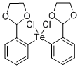 CAS#: 84438-48-2, Bis[2-(1,3-Dioxolan-2-Yl)Phenyl]Dichlorotellurium(IV)