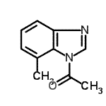 CAS#: 84445-91-0, 1-(7-Methyl-1H-benzimidazol-1-yl)ethanone