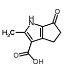 CAS#: 844644-07-1, 2-Methyl-6-oxo-1,4,5,6-tetrahydrocyclopenta[b]pyrrole-3-carboxylic acid