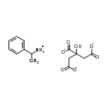 CAS#: 84473-63-2, 1-phenylethylammonium citrate
