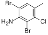 CAS#: 84483-22-7, 3-Chloro-2,6-Dibromo-4-Methylaniline