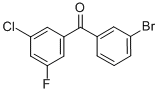 CAS 登录号：844879-45-4， 3-溴-3'-氯-5'-氟二苯甲酮