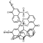 CAS#: 84522-08-7, 4-Benzoylbenzene-1,2,3-triyl tris(3-diazo-4-oxo-3,4-dihydro-1-naphthalenesulfonate)