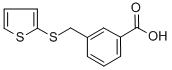 CAS 登录号：845266-20-8， 3-[(2-噻吩基硫代)甲基]苯甲酸