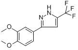CAS 登录号：845266-33-3， 3-(3,4-二甲氧基苯基)-5-(三氟甲基)-1H-吡唑
