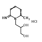 CAS#: 84540-69-2, 3-(2-Imino-6-methyl-1(2H)-pyridinyl)-1,2-propanediol hydrochloride (1:1)