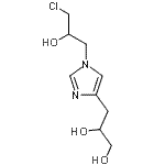 CAS#: 84540-71-6, 3-[1-(3-Chloro-2-hydroxypropyl)-1H-imidazol-4-yl]-1,2-propanediol
