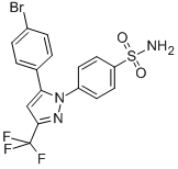 CAS#: 845674-84-2, 4-[5-(4-Iodophenyl)-3-(trifluoromethyl)-1H-pyrazol-1-yl]-Benzenesulfonamide