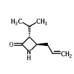 CAS#: 84572-14-5, (3R,4R)-4-Allyl-3-isopropyl-2-azetidinone