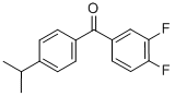 CAS#: 845781-00-2, 3,4-Difluoro-4'-Iso-Propylbenzophenone
