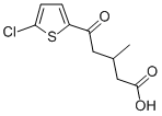 CAS 登录号：845781-52-4， 5-(5-氯-2-噻吩基)-3-甲基-5-氧代戊酸