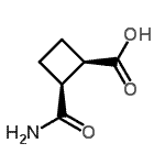 CAS 登录号：84585-78-4， (1R,2S)-2-氨基甲酰环丁烷羧酸
