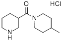 CAS 登录号：845885-84-9， (4-甲基哌啶基)(3-哌啶基)甲酮盐酸盐