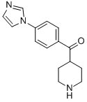 CAS 登录号：845885-89-4， (4-咪唑-1-基-苯基)-哌啶-4-基-甲酮