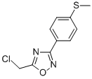 CAS 登录号：845887-08-3， 5-氯甲基-3-(4-甲硫基-苯基)-[1,2,4]恶二唑